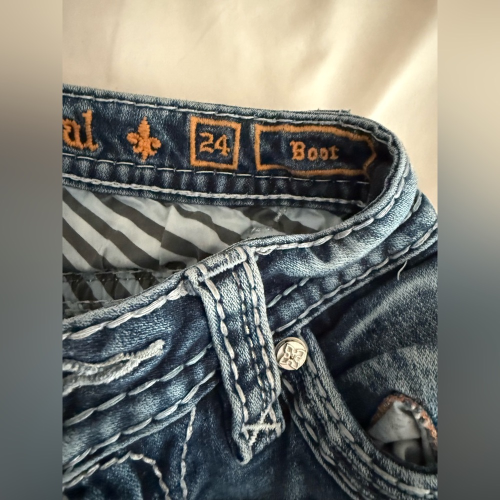 Rock Revival Cecily Blue Boot Cut Jeans - Picture 8 of 11